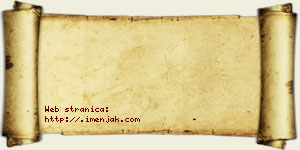 Tanja Bzeničanin vizit kartica